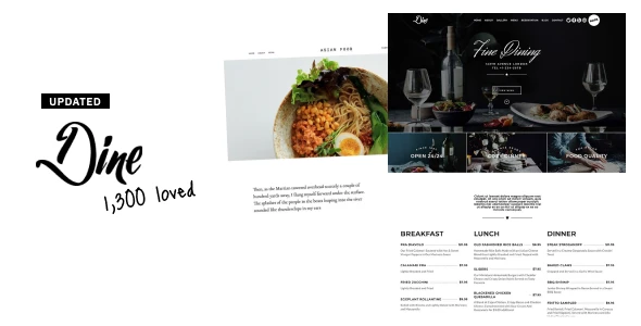 Dine – Restaurant, Cafe, Bakery WordPress Theme
