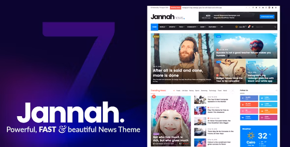 Jannah News – Newspaper Magazine News AMP BuddyPress